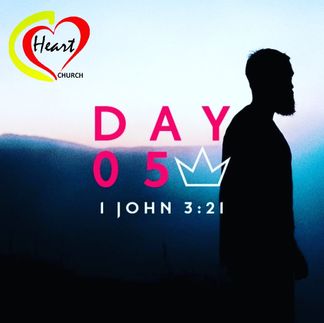 DAY FIVE: CONFIDENCE IN GOD 1 John 3:21-22 NIV “Dear friends, if our hearts do not condemn us, we have confidence before God and receive from Him anything we ask, because we keep His commands and do what pleases Him.” Do you find confidence resting in God? When we were kids, our dad told us that there was nothing we could do that would make him love us more or any less. BUT he also said, “You are in control of how pleased we are with you.” This showed us a glimpse of the Father’s heart. As we do things that please Him, His love for us doesn’t grow or diminish, but we grow in the confidence of knowing that what we ask for we will receive, because we keep His commands and do what pleases Him.